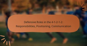 Defensive Roles in the 4-1-2-1-2: Responsibilities, Positioning, Communication